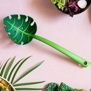 Bed Bath & Beyond Succulent Leaf Slotted Spoon Plant Leaf Kitchen Cooking Spoon